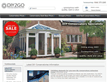Tablet Screenshot of diy2go.com